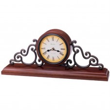 Strathburn Tambour Mantel Clock by Bulova   